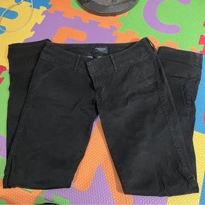 American eagle. AE. Size 2 regular chinos. Black.